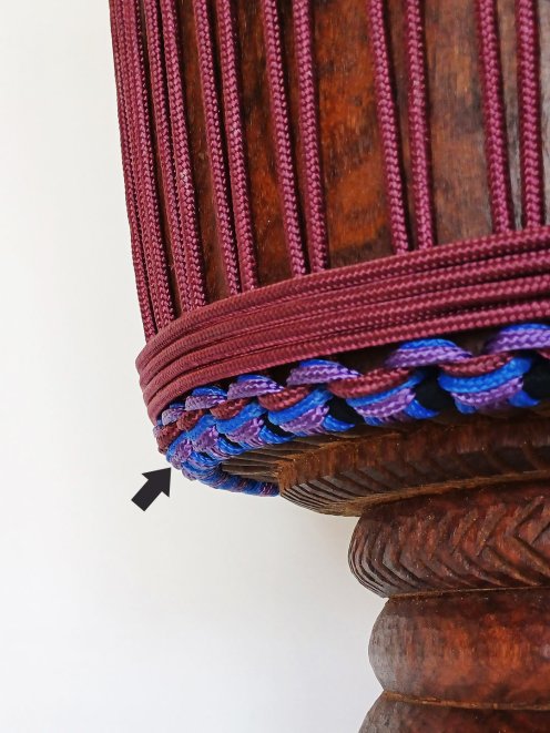 Corde djembé creuse PES 5 mm Violet 100 m