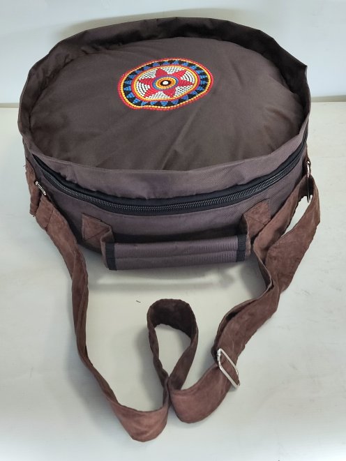 Sac à dos pour tambour de chamane - Housse tambour chamanique Roots Percussions 14″