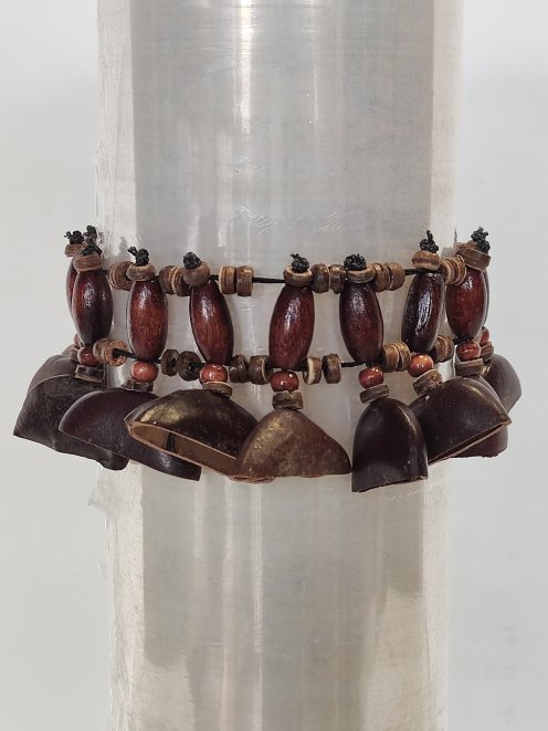Hochet à graines africain - Bracelet hochet Entada CRE16A