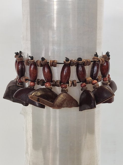 Hochet à graines africain - Bracelet hochet Entada