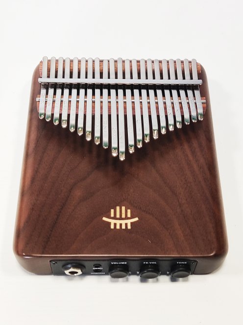 Kalimba électrique Noyer noir 21 lames