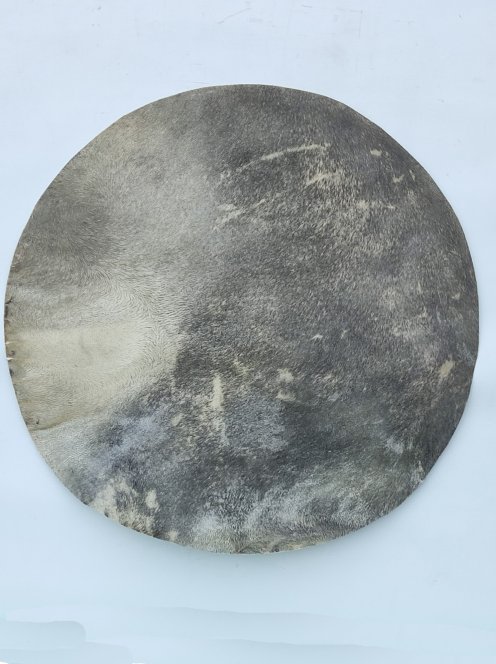 Grande peau de cerf rasée épaisse pour tambour djembé percussion