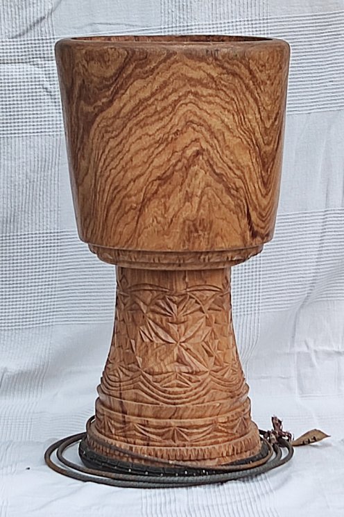 Fût de djembé de Guinée en guéni (bois de balafon) - Djembe haut de gamme