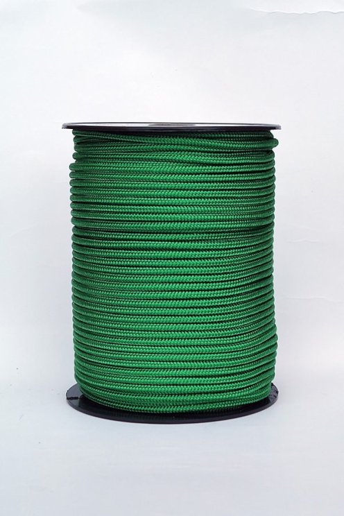 Corde tambour djembé renforcée PES 4 mm Vert 100 m