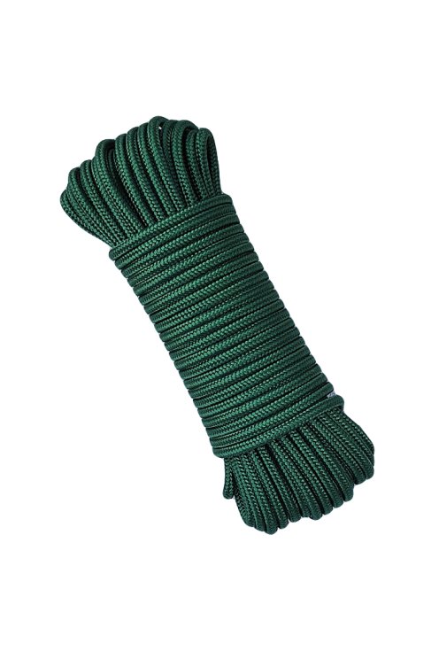 Corde tambour djembé renforcée PES 5 mm Vert bouteille 20 m