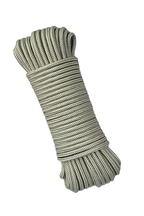 Corde tambour djembé renforcée PES 5 mm Sable 20 m