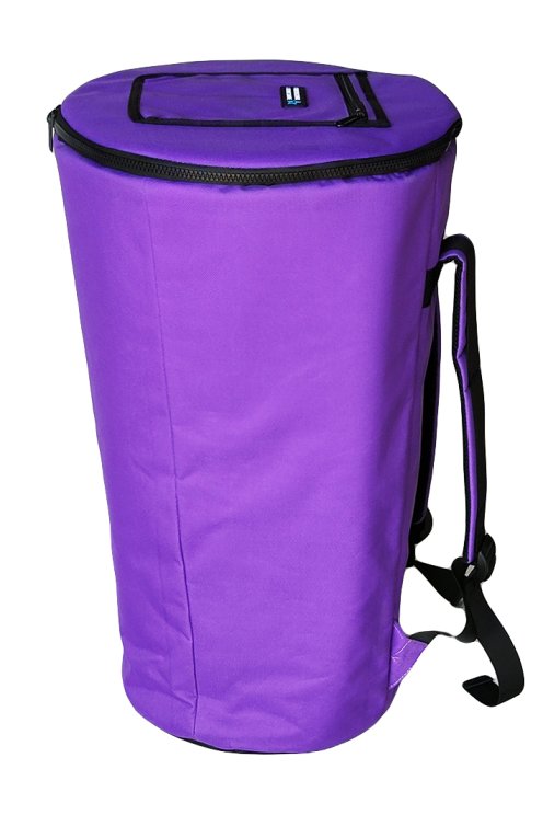 Housse pour djembé Percussion Africaine qualité supérieure L violette