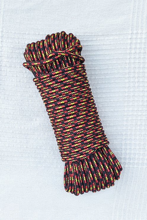 Corde tambour djembé renforcée PES 4 mm Noir / Espagne 10 m