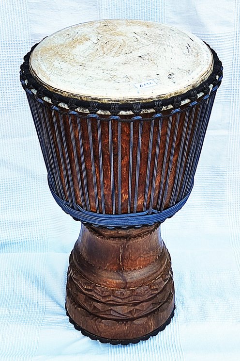 Djembé de Guinée en guéni (bois de balafon) - Djembe haut de gamme