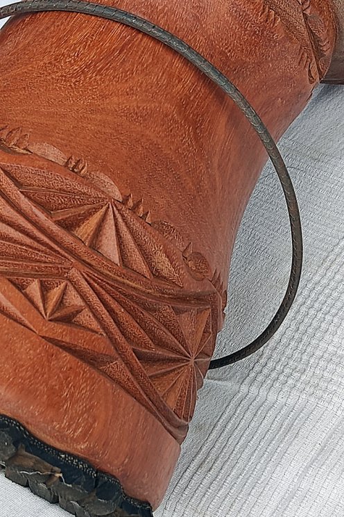 Fût de djembé de Guinée en linké - Djembe haut de gamme