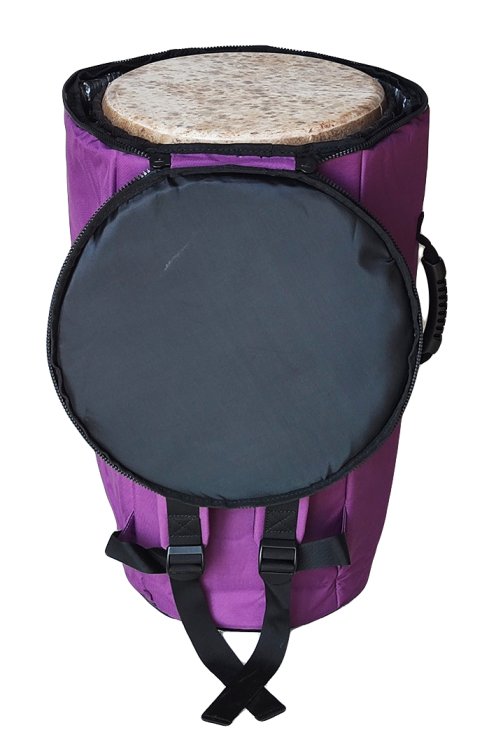 Housse pour djembé Percussion Africaine qualité supérieure XL violette