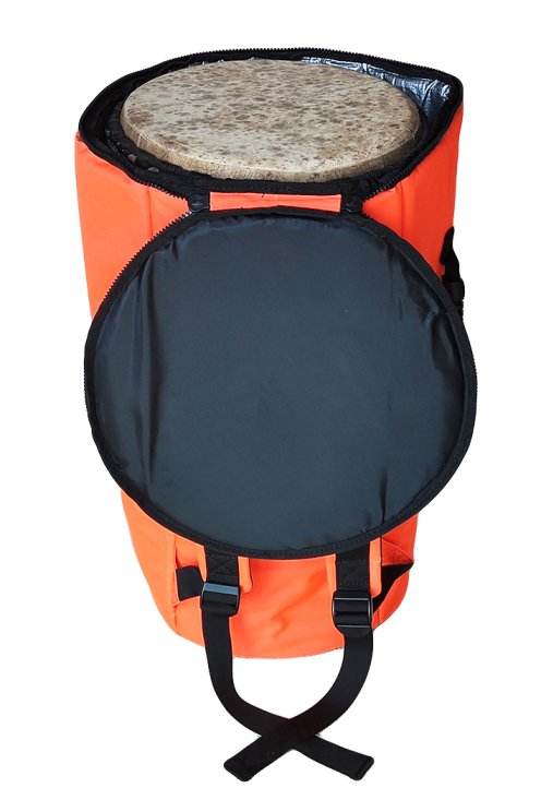 Housse djembé Percussion Africaine XL Orange