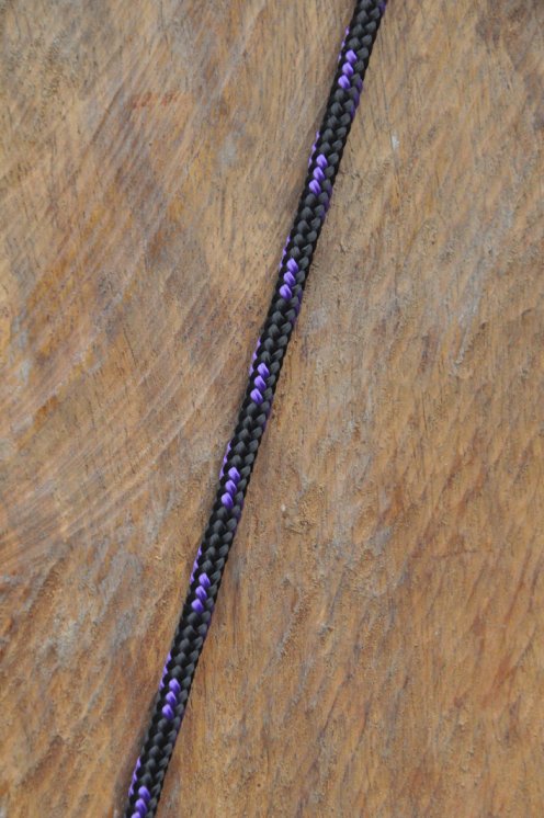 Drisse djembé Ø4 mm noire / violette - Corde pour djembe tambour