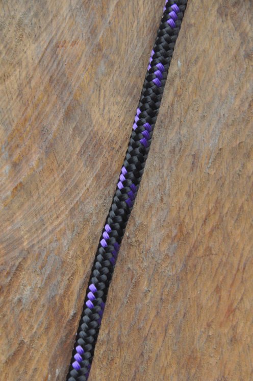 Drisse djembé Ø6 mm noire / violette - Corde pour djembe tambour