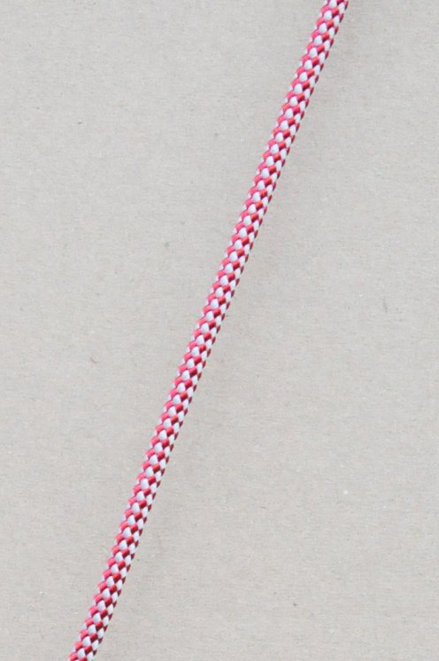 Drisse djembé Ø5 mm (damier, gris / rouge, 100 m) - Corde pour djembe tambour