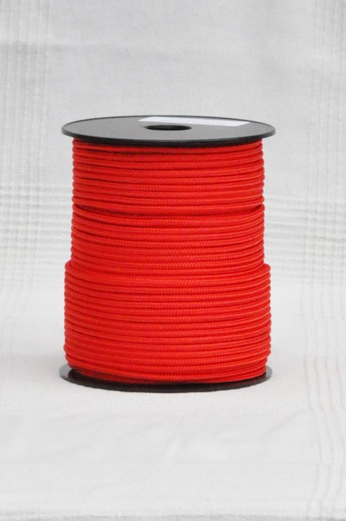 Bobine de drisse Ø4 mm rouge pour tambour djembé