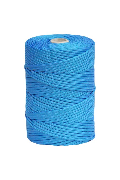 Corde creuse tambour djembé PA 4 mm Bleu 160 m