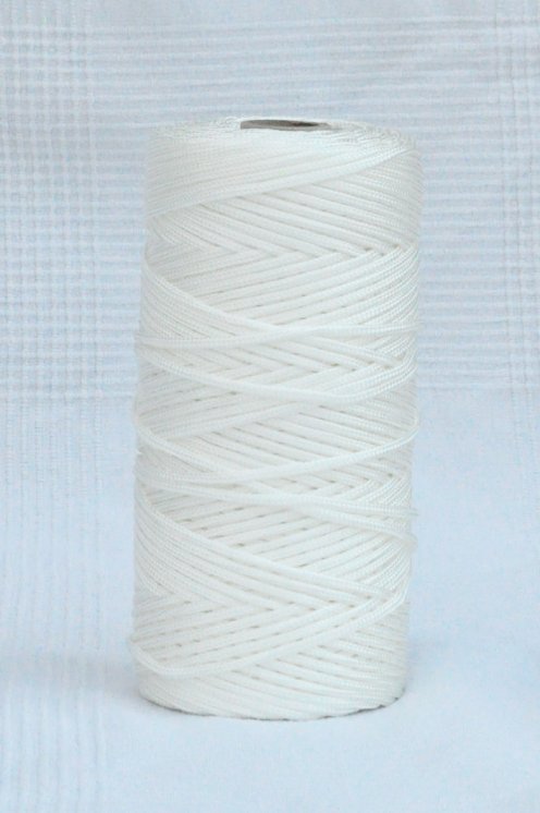 Corde creuse tambour djembé PA 4 mm Blanc 160 m