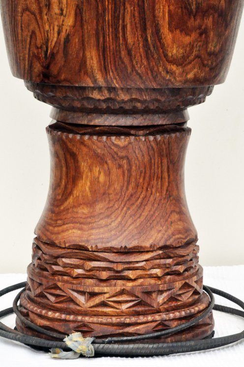 Fût de djembé de Guinée en guéni (bois de balafon) - Djembe haut de gamme