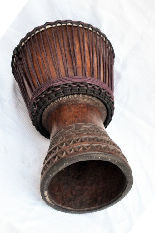 Djembé de Guinée en linké - Djembe haut de gamme