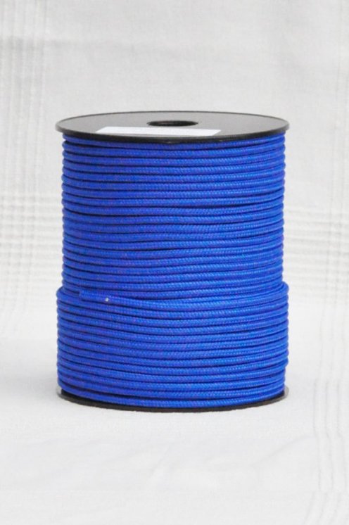 Corde tambour djembé renforcée PES 4 mm Bleu de France 100 m