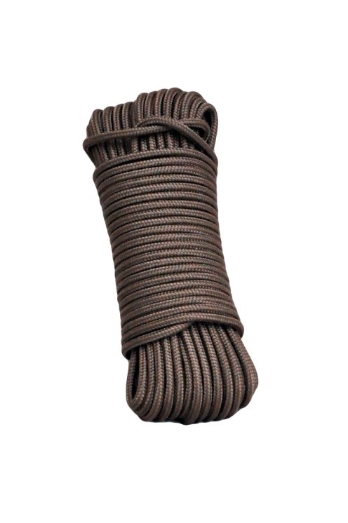 Corde tambour djembé renforcée PES 5 mm Marron 20 m