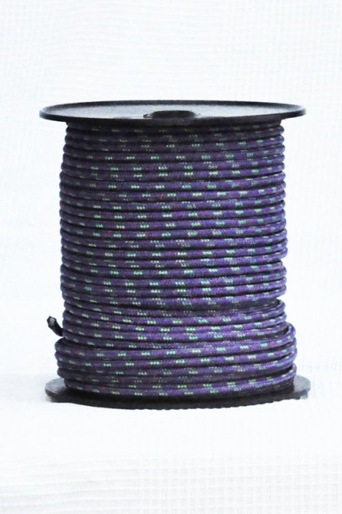 Drisse djembé Ø6 mm violette / verte - Corde pour djembe tambour