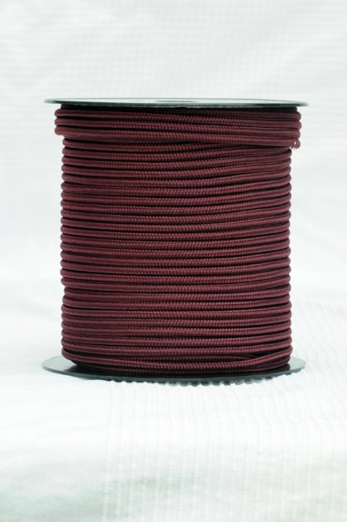 Bobine de drisse Ø5 mm bordeaux pour tambour djembé