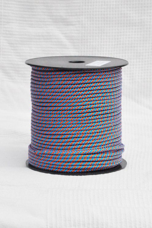 Drisse djembé Ø5 mm (hélice, cuivre / bleu, 100 m) - Corde pour djembe tambour