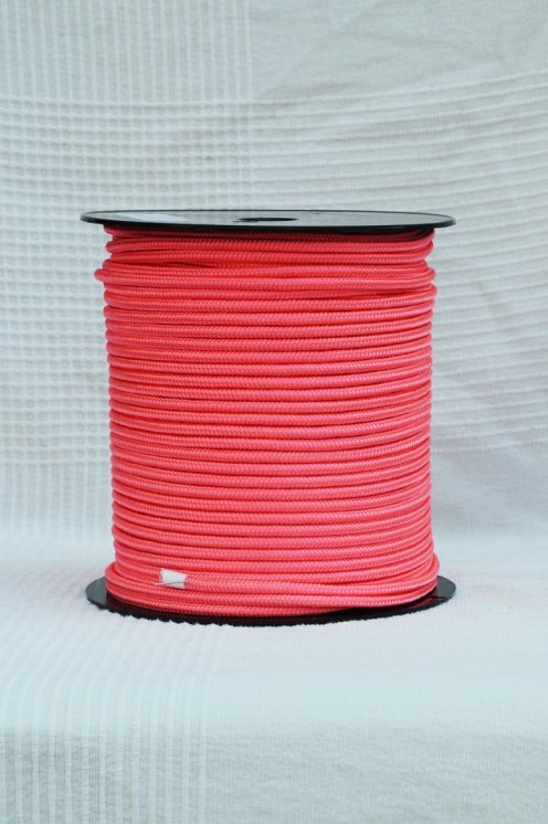 Drisse djembé Ø5 mm rose fluo - Corde pour djembe tambour