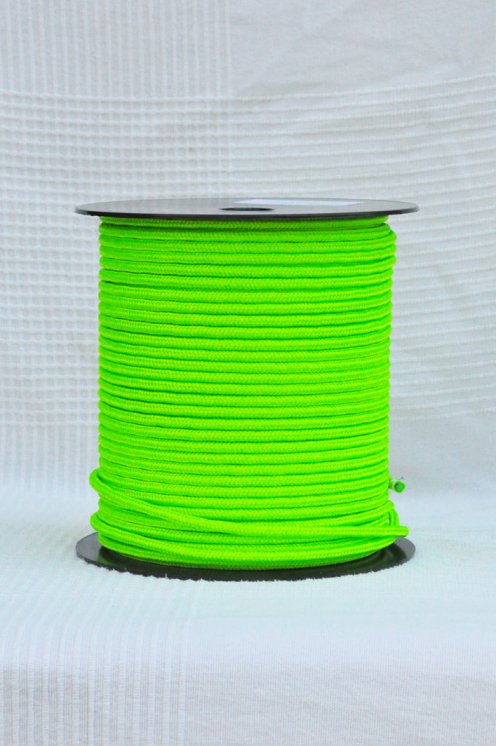 Drisse djembé Ø5 mm verte fluo - Corde pour djembe tambour