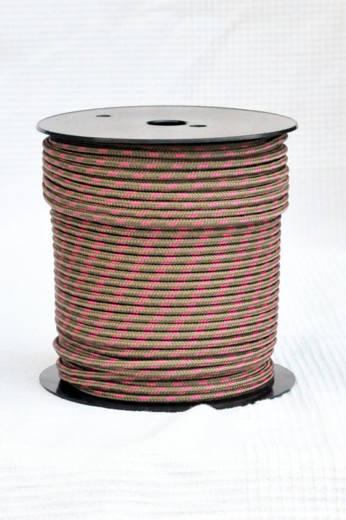Drisse djembé Ø5 mm (laiton / framboise, 100 m) - Corde pour djembe tambour