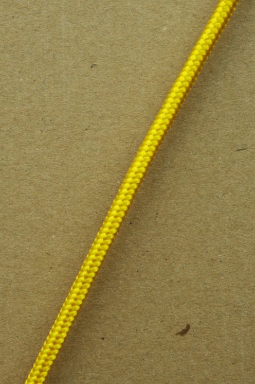 Bobine de drisse Ø6 mm jaune tournesol pour tambour djembé