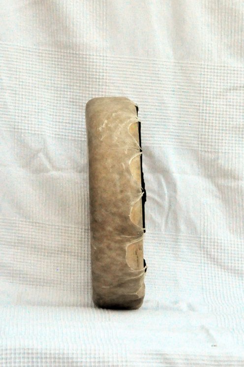 Tambour rituel chamanique (tambour de chamane) avec peau de chèvre