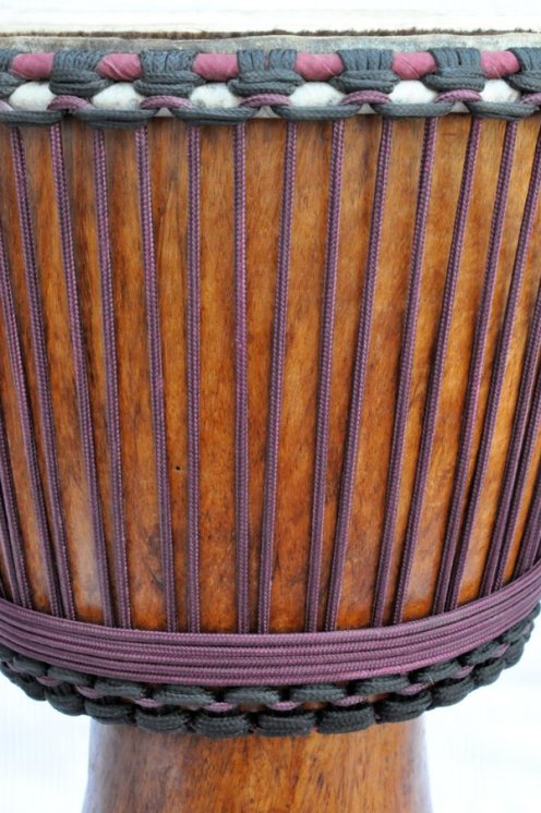 Corde tambour djembé renforcée PES 5 mm Bordeaux 100 m