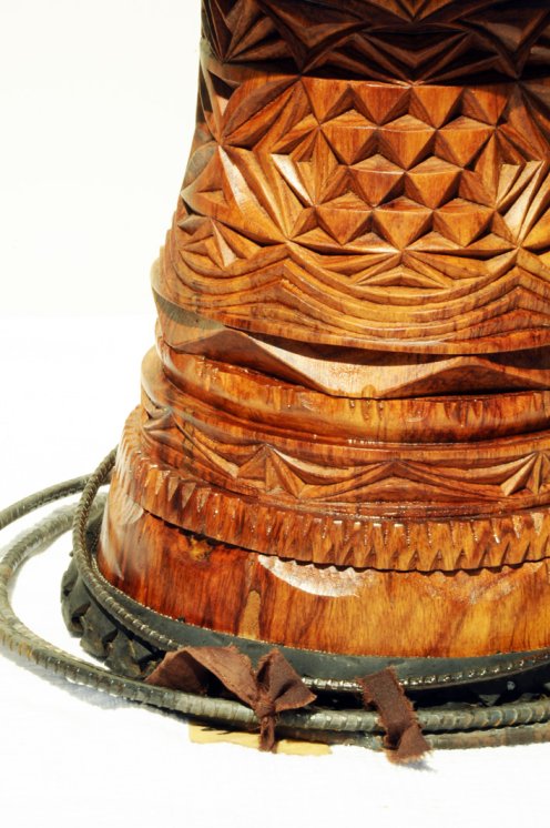 Fût de djembé de Guinée en guéni (bois de balafon) - Djembe haut de gamme