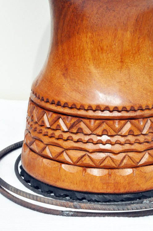 Fût de djembé de Guinée en linké - Djembe haut de gamme