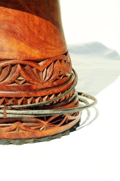 Fût de djembé de Guinée en linké - Djembe haut de gamme