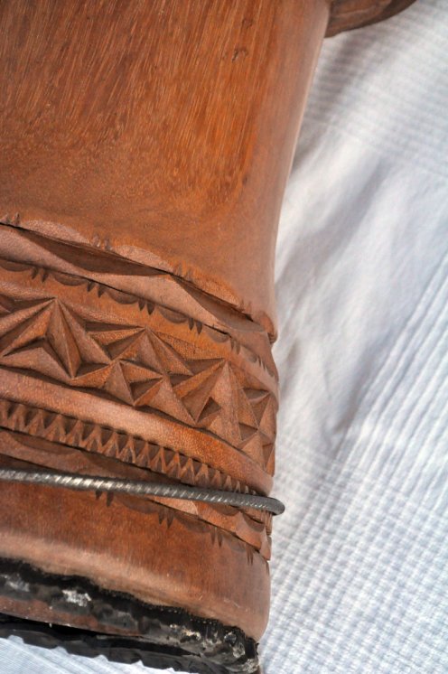 Fût de djembé de Guinée en linké - Djembe haut de gamme