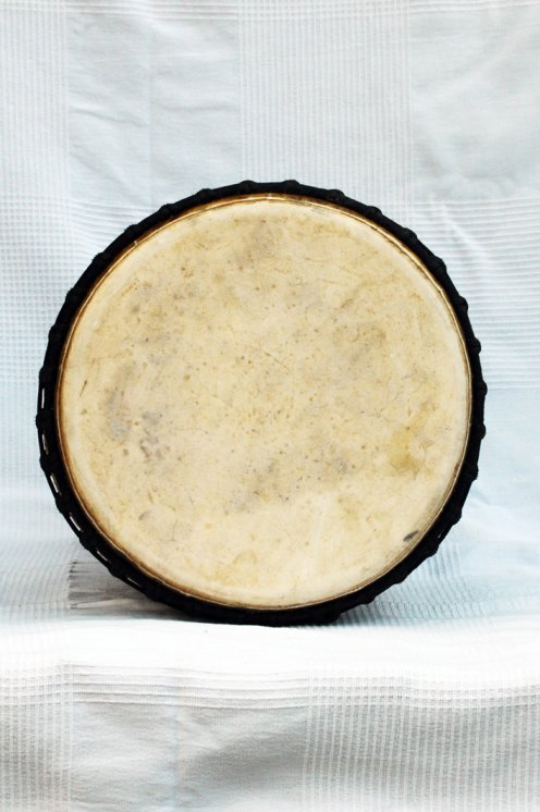 Djembé de Guinée avec peau de veau - Djembé haut de gamme peau de boeuf, peau de taureau, peau de vache