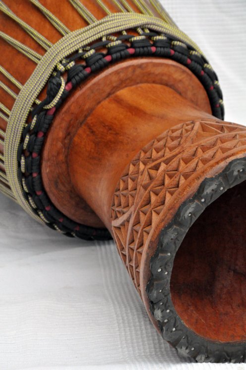 Djembé de Guinée en linké - Djembe haut de gamme