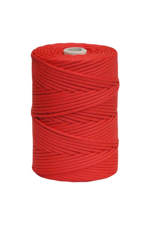Corde tressée djembé Ø4 mm rouge - Corde pour djembe tambour