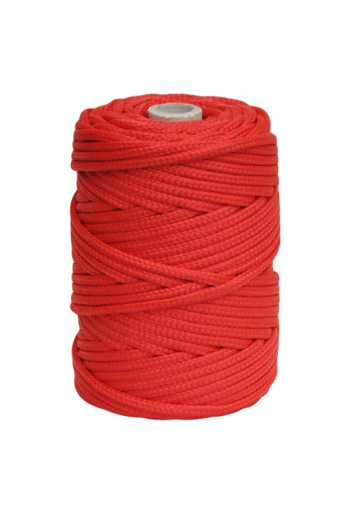 Corde tressée djembé 6 mm rouge - Corde pour djembe tambour
