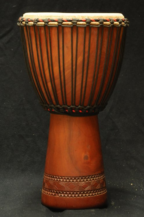Djembé Mali Top en diala (grand) en vente : acheter un djembe malien en djala (acajou) (grand)