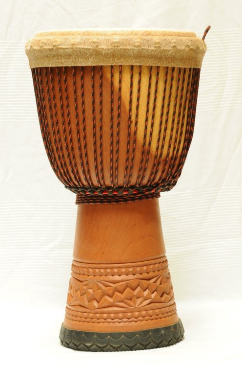 Grand djembé Mali Guinée Top en dougoura : djembe guinéen en dugura (dimb)
