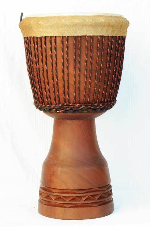 Grand djembé Guinée Top diala : acheter djembe guinéen (djala, acajou)