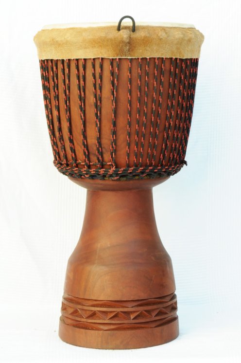 Grand djembé Guinée Top diala : acheter djembe guinéen (djala, acajou)