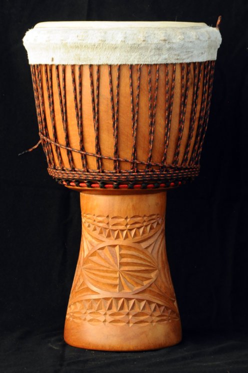 Djembé Guinée en linké (grand) en vente : acheter un djembe guinéen en lingué (grand)