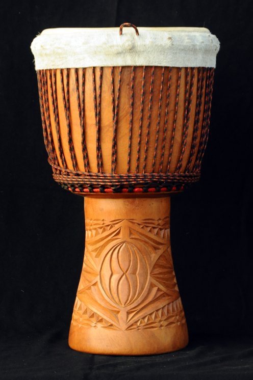 Djembé Guinée en linké (grand) en vente : acheter un djembe guinéen en lingué (grand)