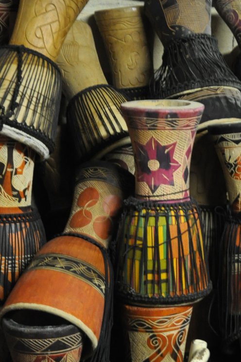 Vente en gros djembé pas cher - Fût de djembé solo du Ghana